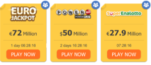lottery sites offering various games