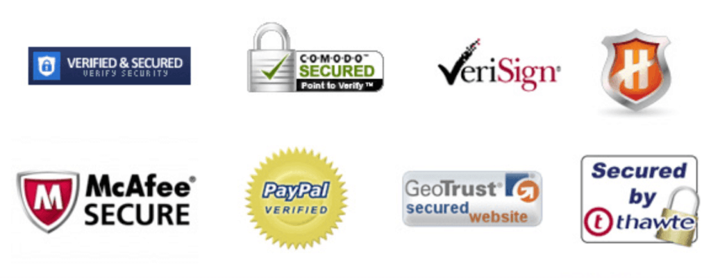 Security and Trust Logos Samples