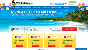 WinTrillions Landing Page