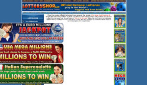 LotteryShop Website