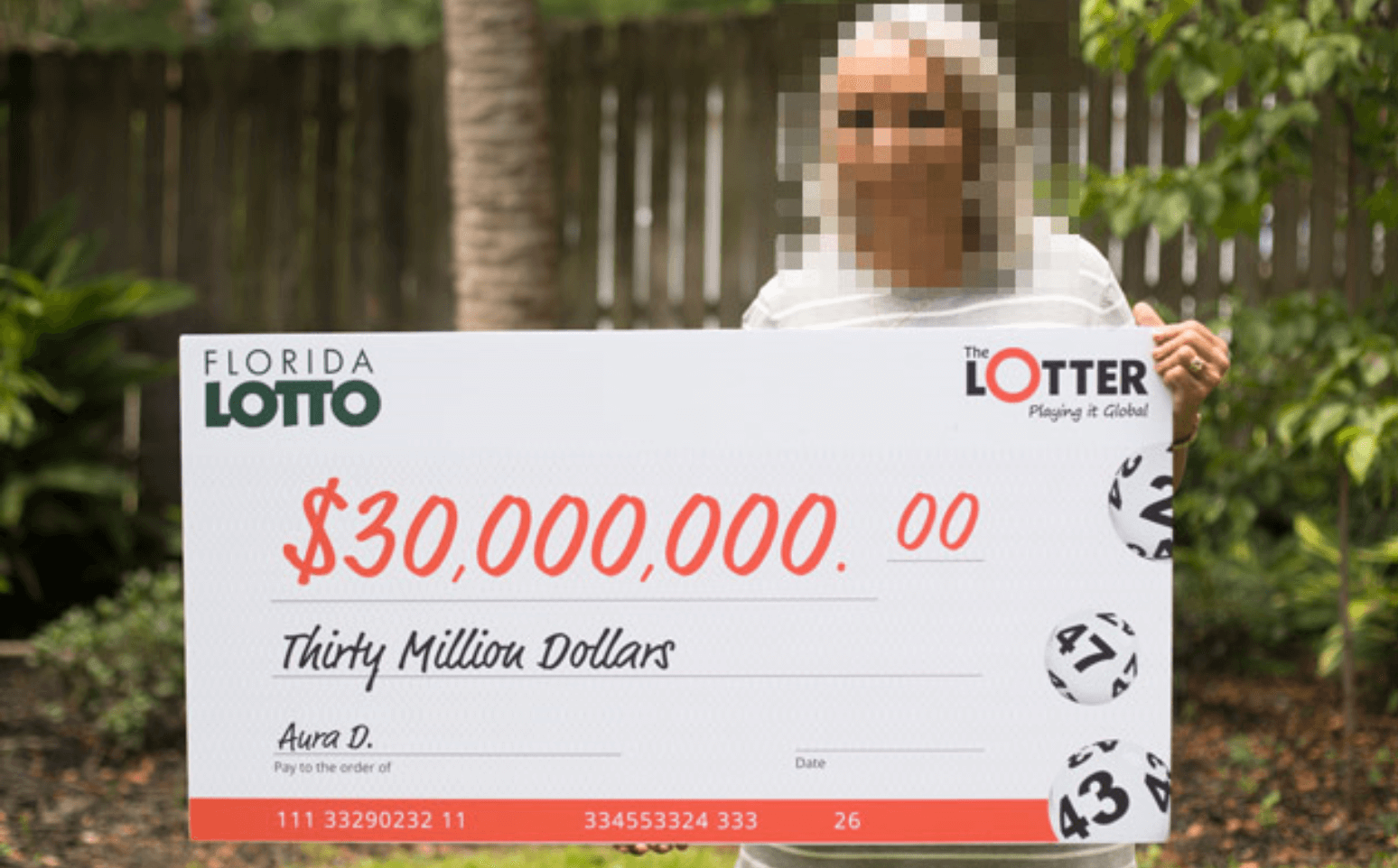 Florida Lottery Winner Aura Dominguez Canto