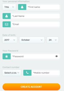 Lotto247 Registration Form