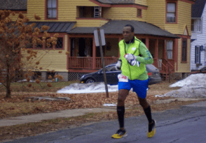 Adam Osmond jogging