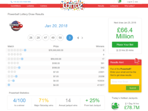 Lottoz Statistics