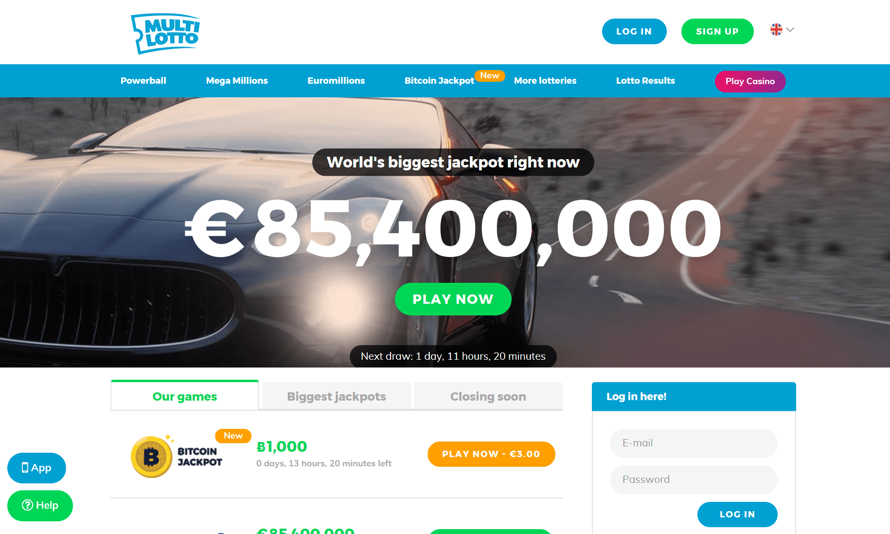 multilotto website