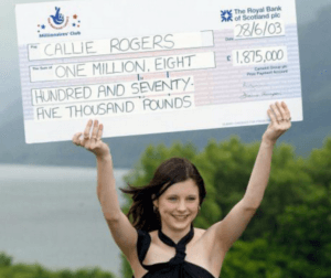 Callie Rogers - The Youngest Lottery Winners