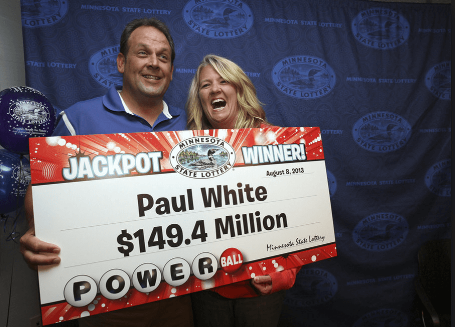 Paul White Powerball winner