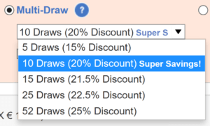 theLotter Multi-draw discounts