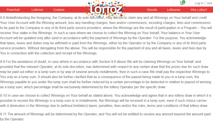 wintrilllions vs lottoz terms and conditions lottoz