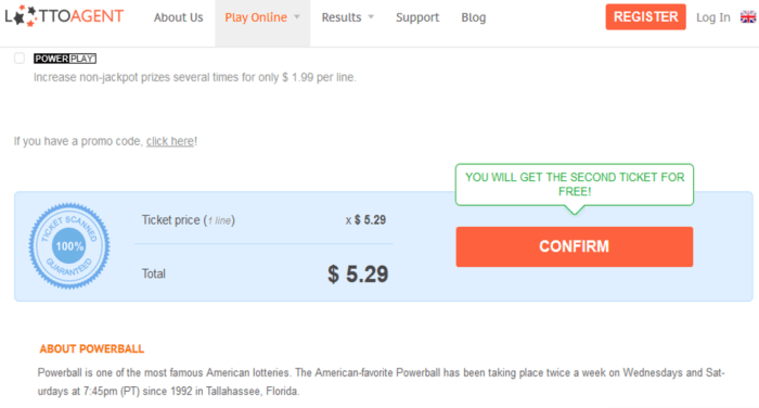 lotto agent vs lottokings free second ticket