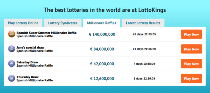 lotto agent vs lottokings games offered raffles