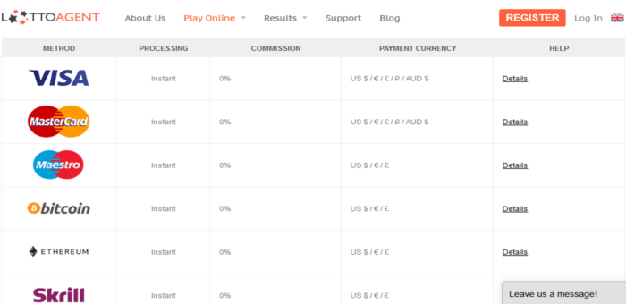 lotto agent vs lottokings partial deposit methods list