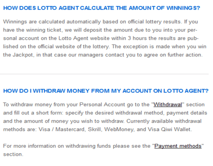 lotto agent vs lottokings withdrawal at lotto agent