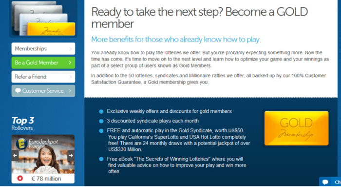 wintrillions vs lotto agent gold membership