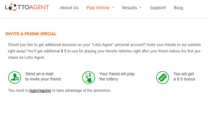 wintrillions vs lotto agent invite a friend