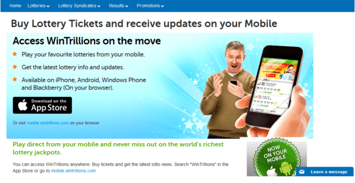 wintrillions vs lotto agent mobile app for wintrillions