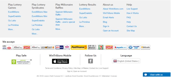 wintrillions vs lotto agent wintrillions banking methods