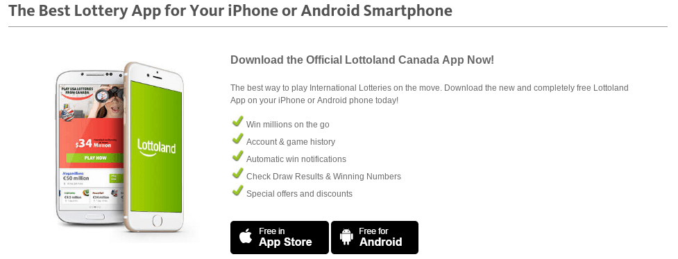 Lottoland Mobile App