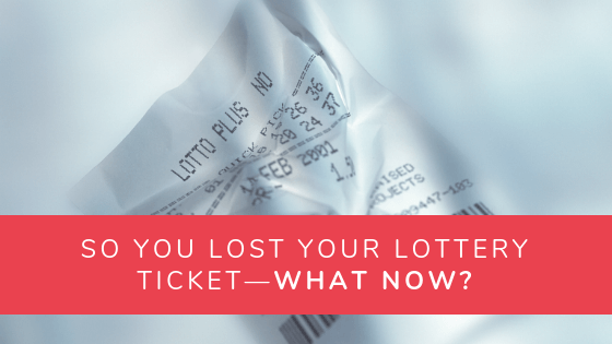 Lost Lotto Ticket Article Header Image