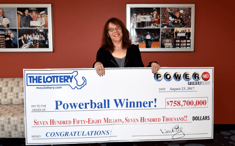 Mavis Wanczyk lottery prize cheque jackpot