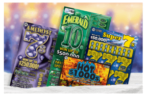 Illinois Lottery instant games scratch offs