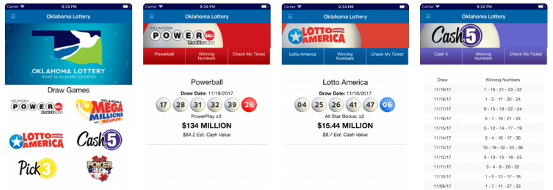 Oklahoma Lottery mobile Android iOS app