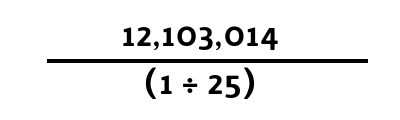 Mega Millions odds formula math