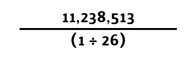 Powerball odds formula math