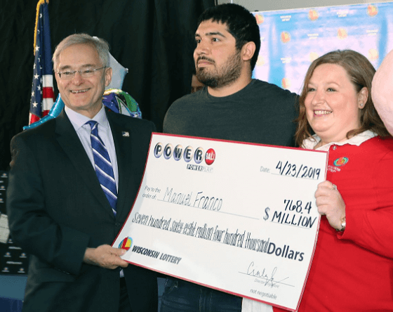 Powerball winner Wisconsin Manuel Franco