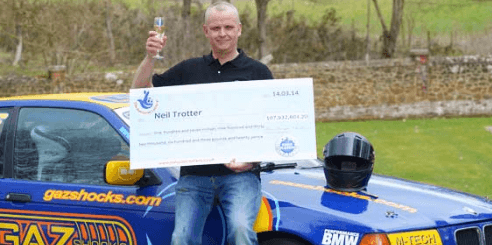 EuroMillions winner Neil Trotter