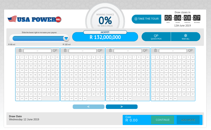 LottoStar review placing bets