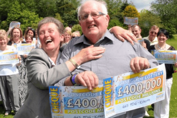 Postcode Lottery winner Hugh Lundy