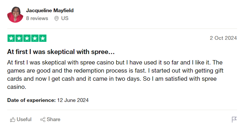 Spree casino reviews