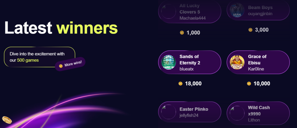 First purchase bonus offer at Chanced