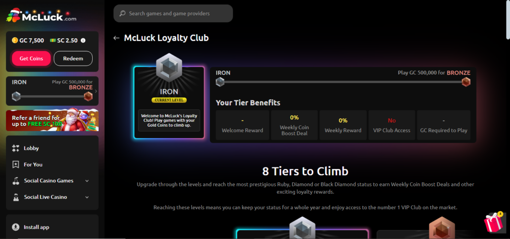 McLuck rewards