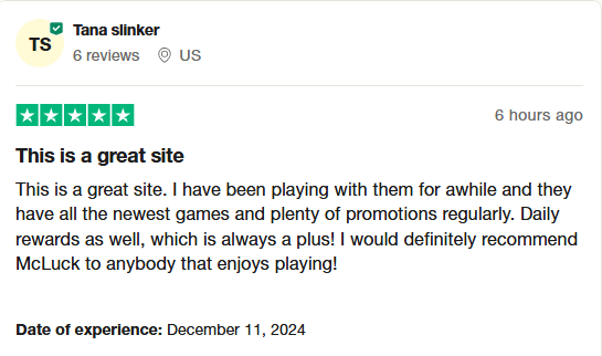 McLuck reviews