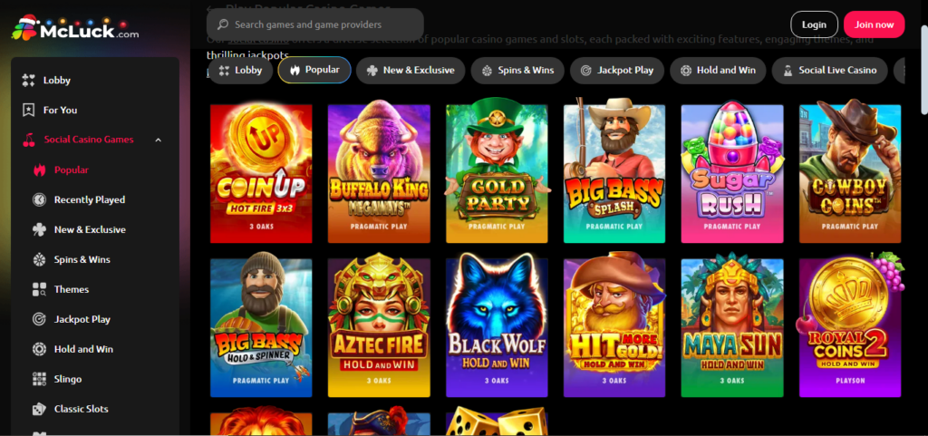 McLuck games