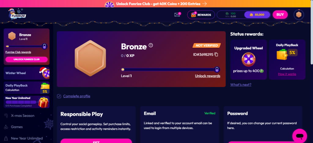 funrize rewards