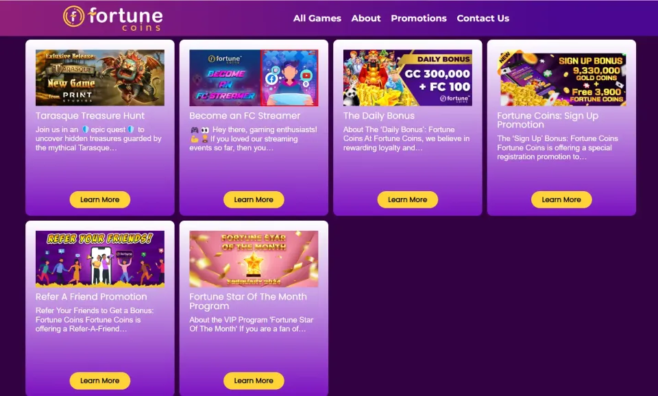 fortune coins bonus