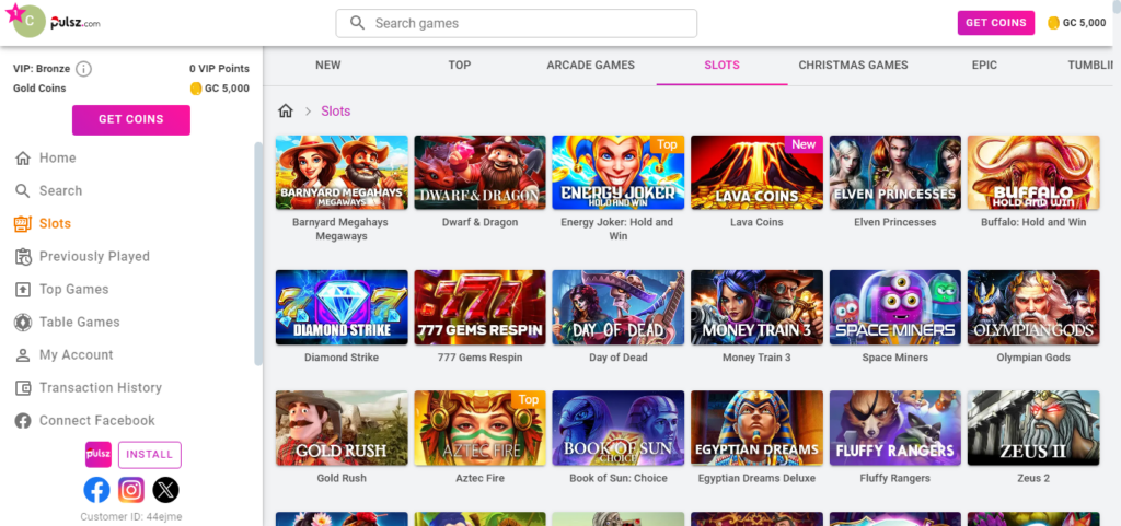 Pulsz games