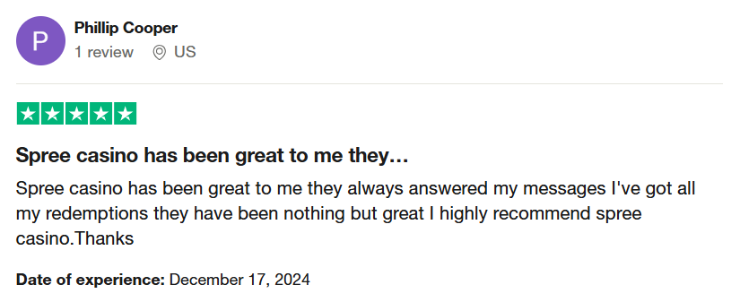 Spree casino reviews