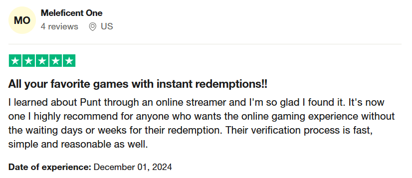 Punt Casino reviews