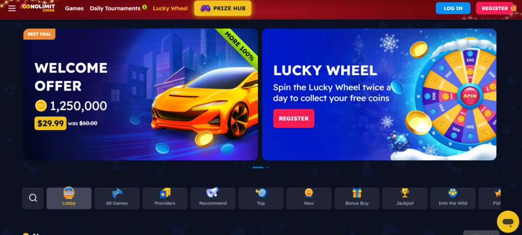NoLimitCoins Casino user experience