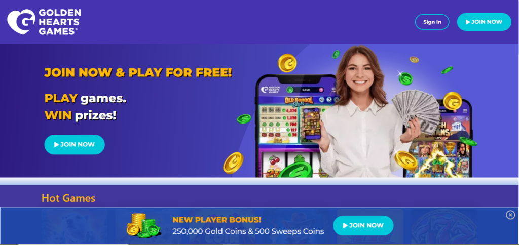 Best Golden Hearts Games Casino promo code offer
