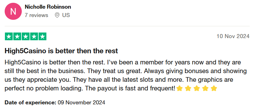 high 5 casino reviews