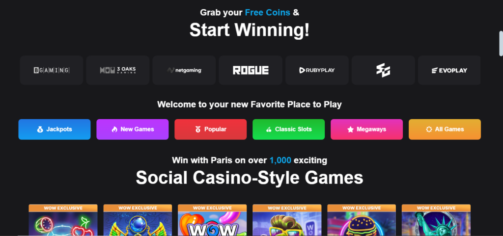 How does WOW Vegas casino work?
