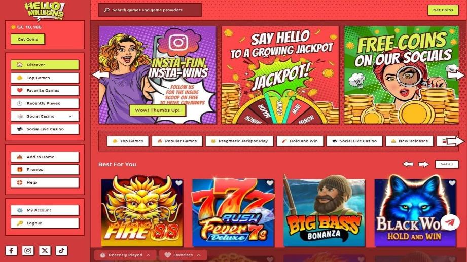 Hello Millions user experience