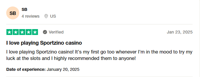 Sportzino Casino reviews