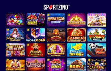 Best Sportzino Casino games