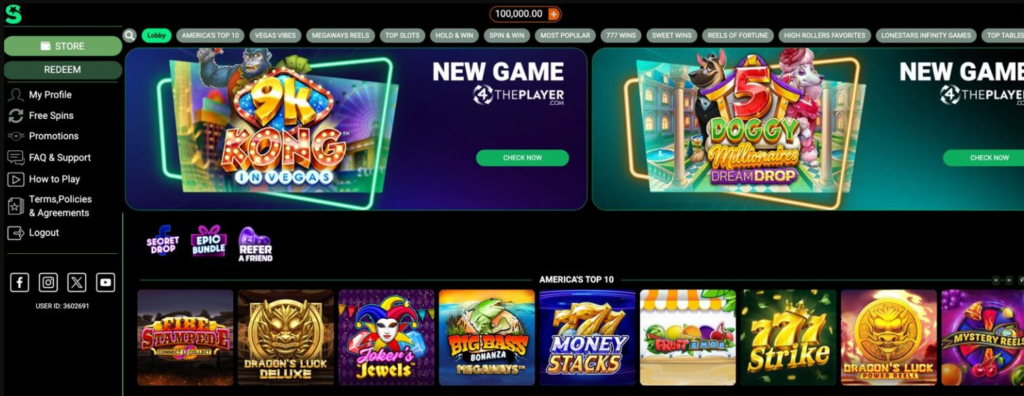 Lonestar sweeps casino